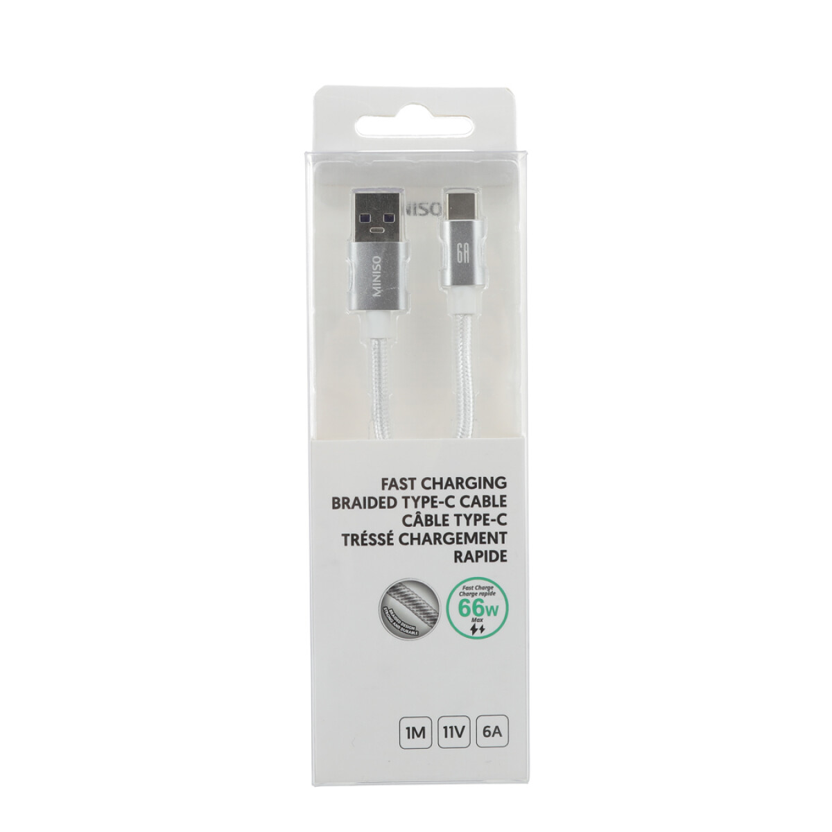 Cable de carga tipo-C 