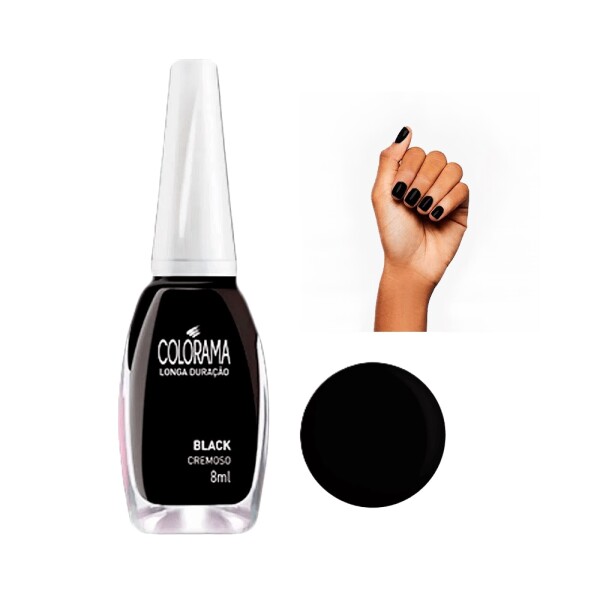 Esmalte de uñas Black – Colorama Esmalte de uñas Black – Colorama