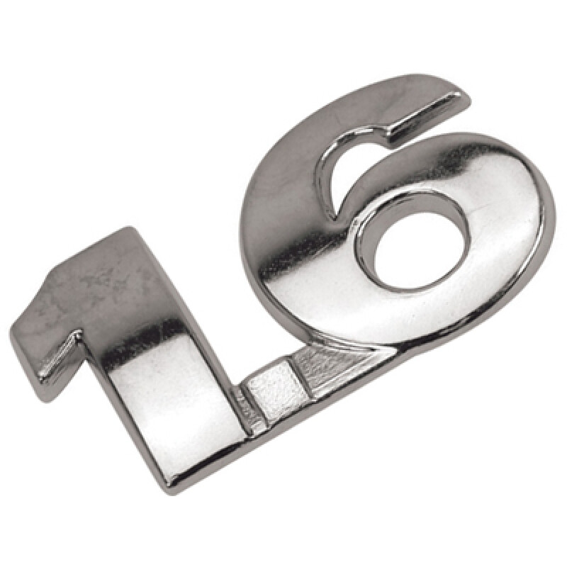EMBLEMA "1.6" GOL G6 13/16 (CHICO) (OUTLET) Emblema "1.6" Gol G6 13/16 (chico) (outlet)