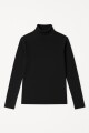 Polera canalé NEGRO