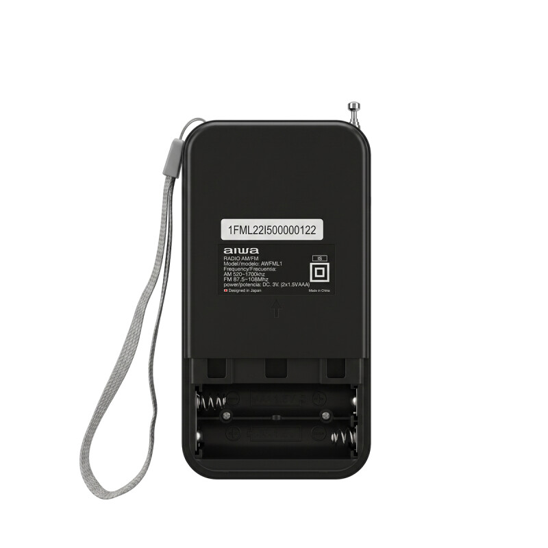 Radio Portátil Analógico de bolsillo AIWA AM/FM | AWFML1 Radio Portátil Analógico de bolsillo AIWA AM/FM | AWFML1