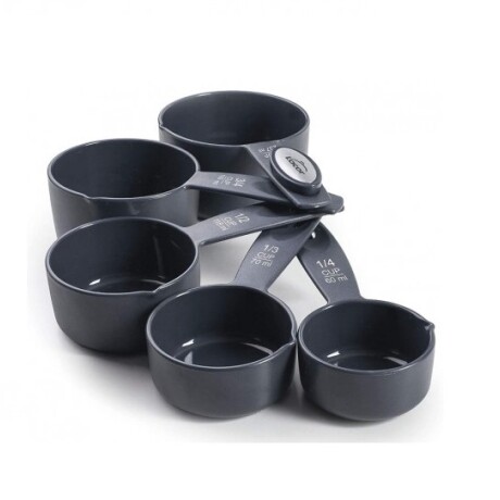 Juego de 5 tazas medidoras Grey Juego de 5 tazas medidoras Grey