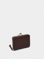 Cartera Con Textura marron