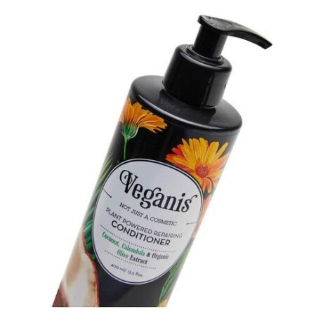 Acondicionador reparador Veganis Plant Powered con coco, caleÌndula y oliva 400ml Acondicionador reparador Veganis Plant Powered con coco, caleÌndula y oliva 400ml