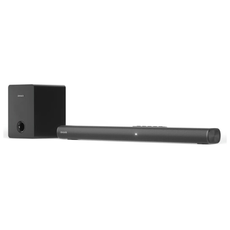 Barra De Sonido Aiwa BT 2.1 Con Subwoofer Modelo Awsbh16 Barra De Sonido Aiwa BT 2.1 Con Subwoofer Modelo Awsbh16