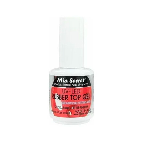 Gel Sellador Mia Secret Rubber Top Gel 15 ml Gel Sellador Mia Secret Rubber Top Gel 15 ml