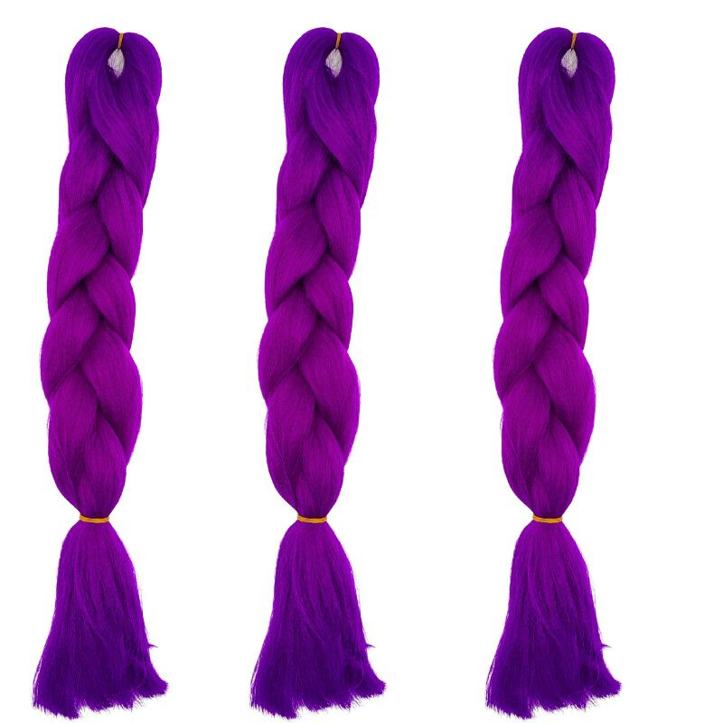 Extensiones de Cabello Sintético Violeta