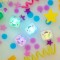 Seet 4 cubos Glo Pals Iluminados Activados por agua Multicolor
