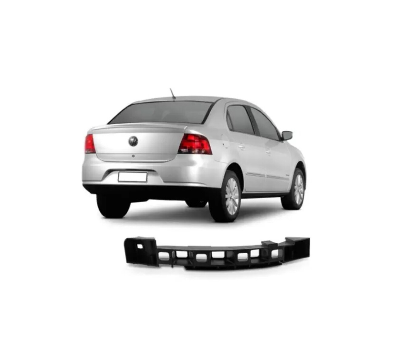 SOPORTE DE PARAGOLPE TRASERO DERECHO GOL G6 SEDAN 