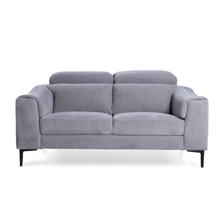 Sofá Hashtag - Tela Microfibra - 2 cuerpos 6686-7 Gris