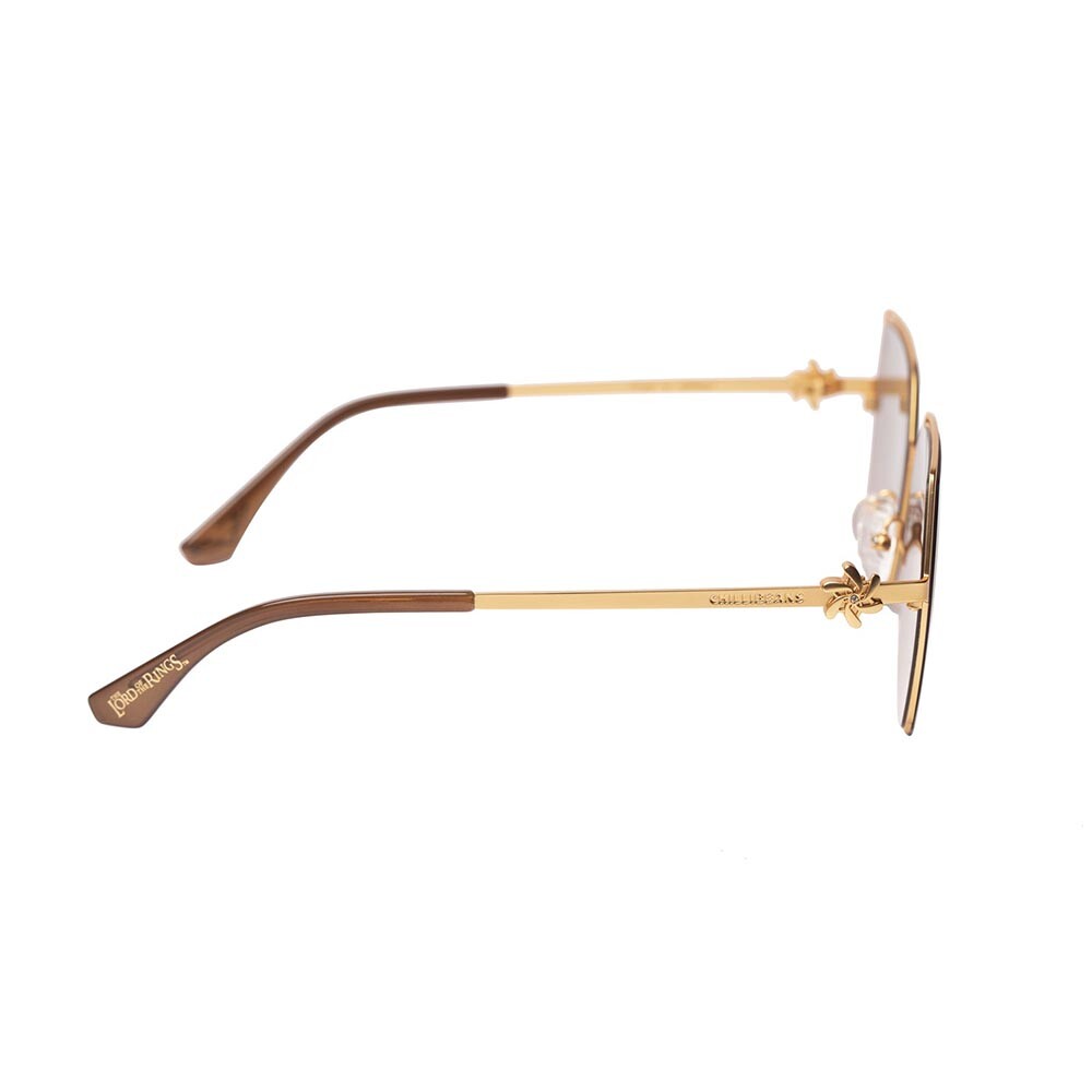 Lentes de Sol Senhor Dos Aneis Cuadrado - Mujer Gradiente/Dorado