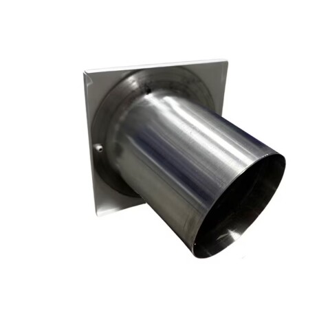 Rejilla ventilación metálica 10x10 tubo corto 100 S/orificio Rejilla Ventilación Metálica 10x10 Tubo Corto 100 S/orificio