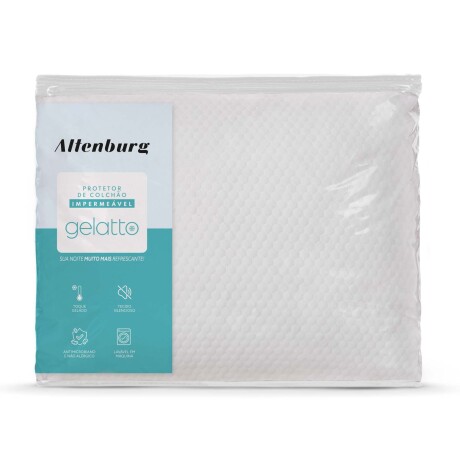 PROTECTOR DE COLCHÓN IMP FIBRA BLANCO GELATTO