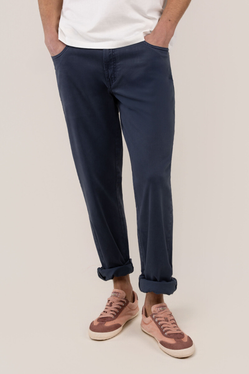 Pantalón 5 Bolsillos Marino