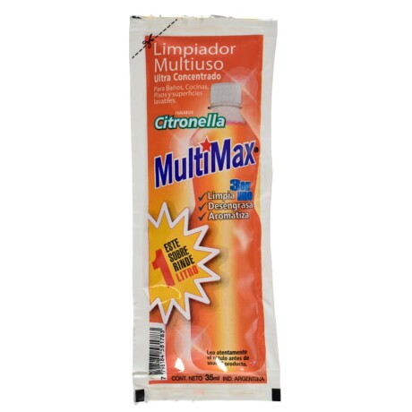 Limpiador multiuso concentrado Citronella MULTIMAX 35ml Limpiador multiuso concentrado Citronella MULTIMAX 35ml