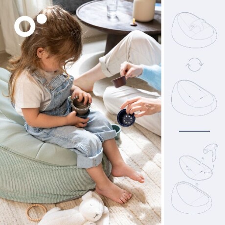 Tumbona asiento evolutivo Green