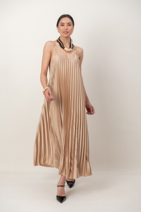 VESTIDO LLAMA Camel