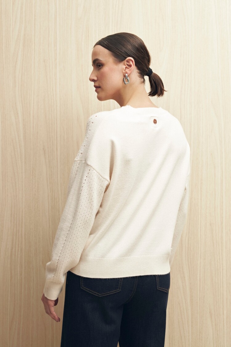 SWEATER TRIFULC Crudo