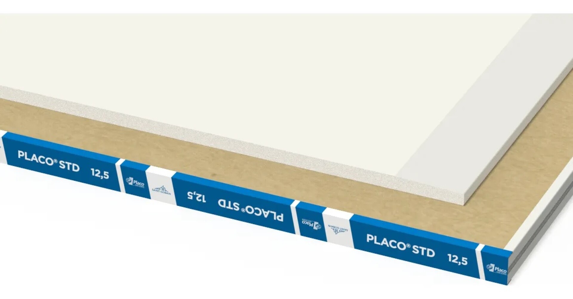 Placa de yeso 12.5mm 