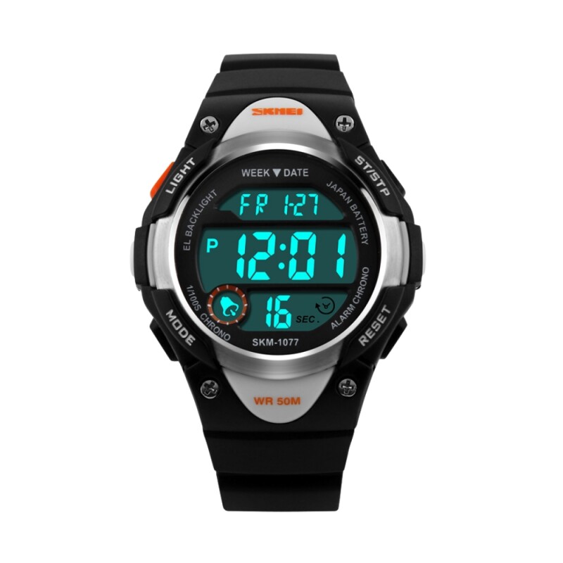 Reloj Skmei 1077BK Deportivo Infantil Unisex color negro Reloj Skmei 1077bk Deportivo Infantil Unisex Color Negro