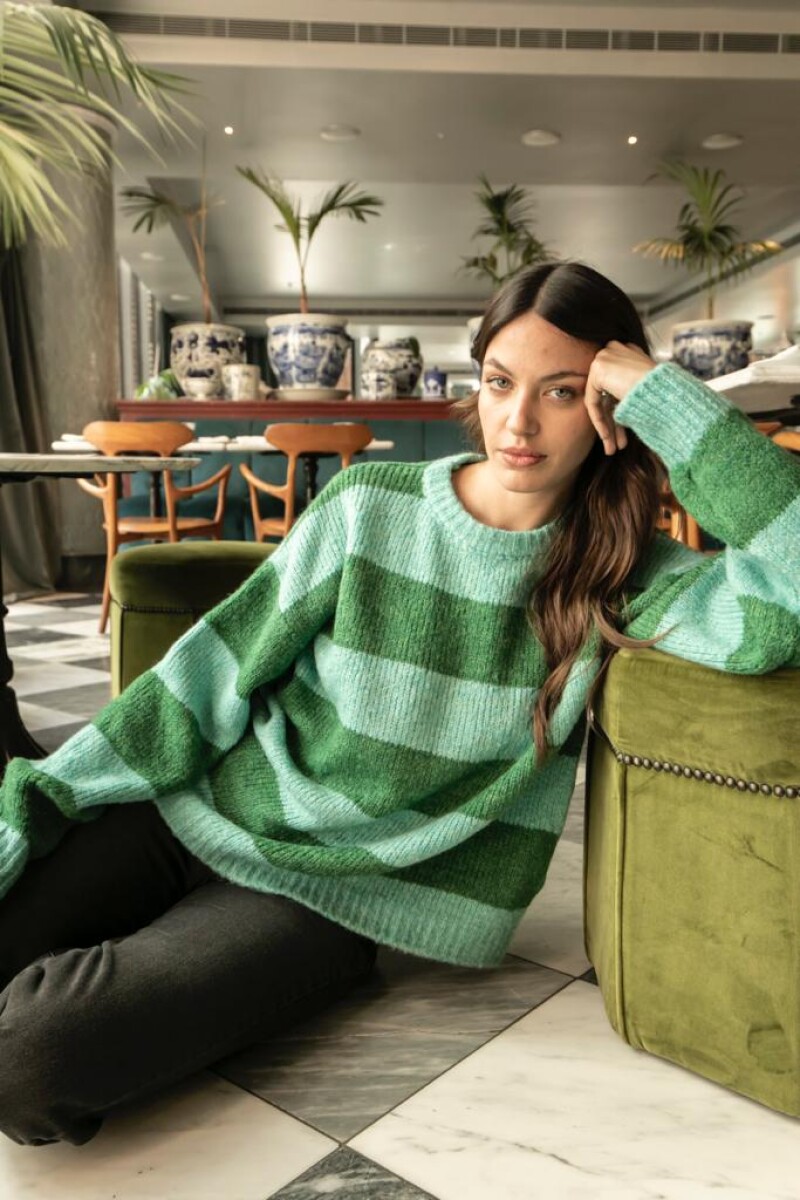 Sweater Rubi Turquesa- Verde 