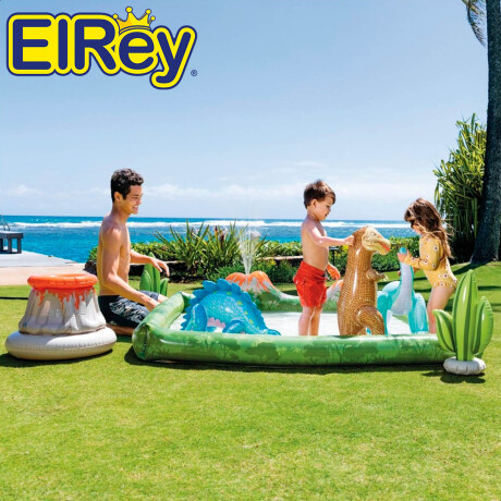 Centro De Juegos Inflable Piscina Intex Dinosaurios Inx056132