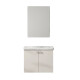 Mueble En Mdf Beige C/bacha C/espejo - 61X48X45