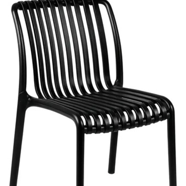 Silla Comedor ComboHome Vetro Isabelini Interior Exterior Negro 1