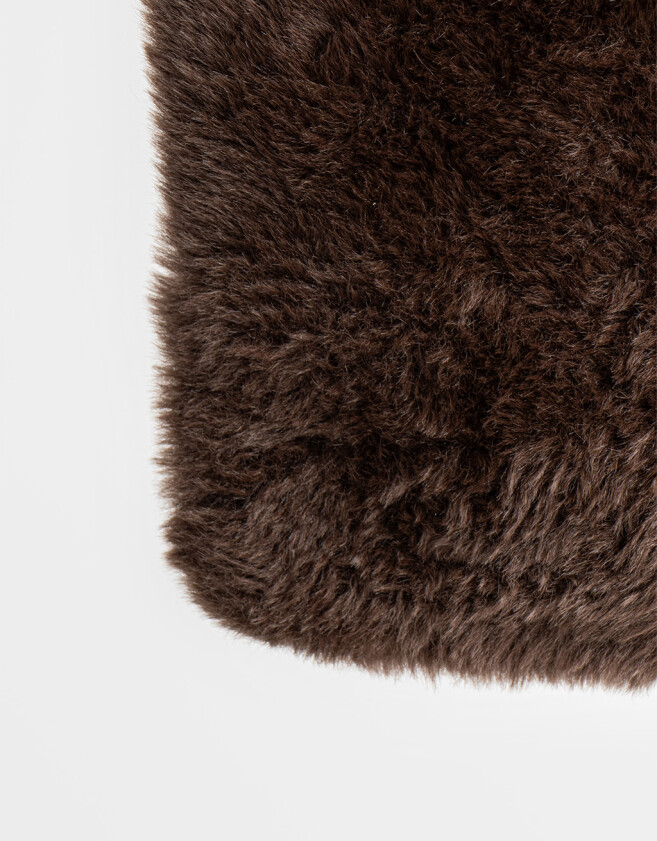 Cuellos Cuello Peluche Chocolate - Marron Chocolate