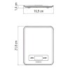 Balanza Digital De Cocina Tramontina Adatto Máximo De 5 Kg Balanza Digital De Cocina Tramontina Adatto Máximo De 5 Kg
