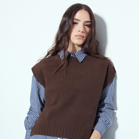 CHALECO ALCALA Chocolate