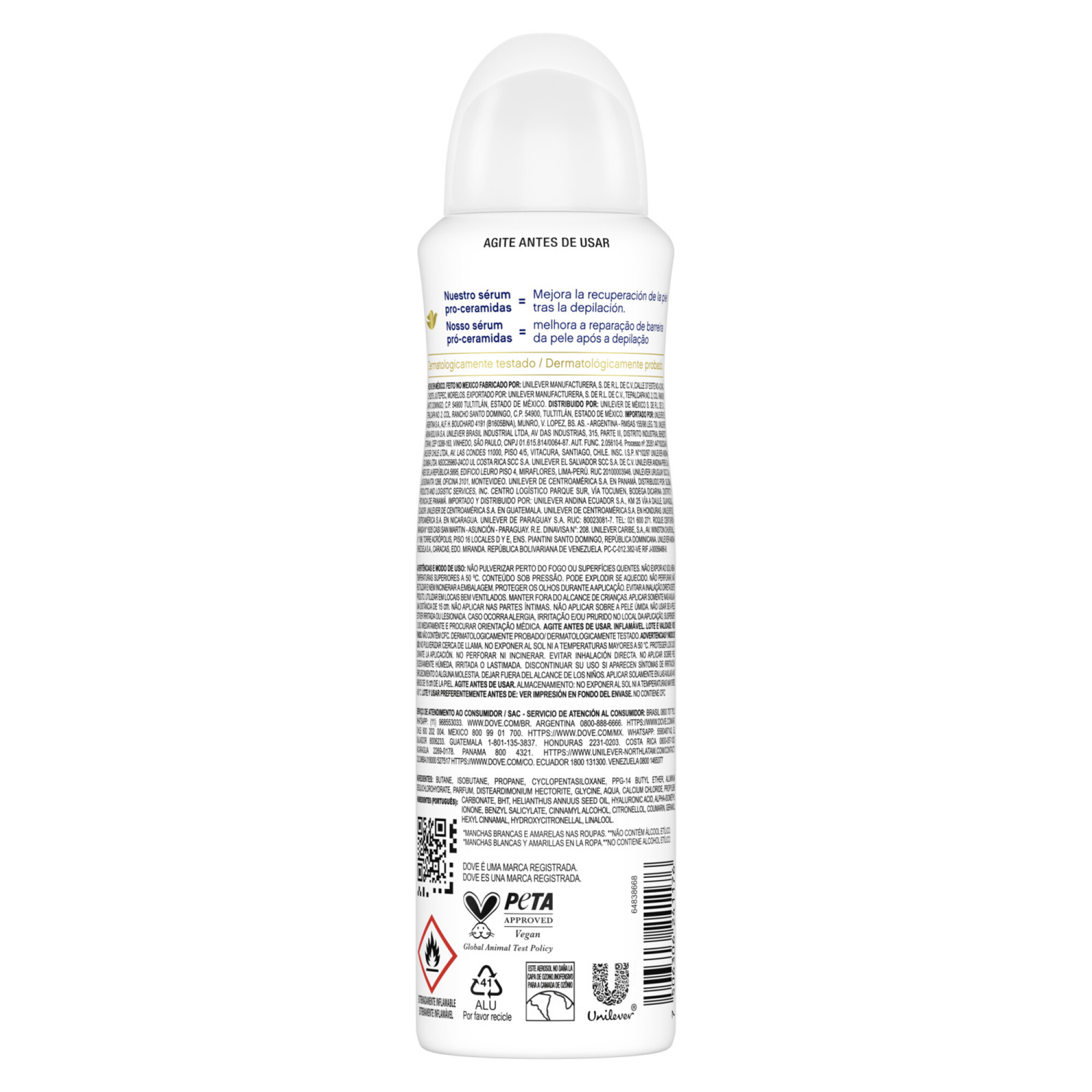 Dove Desodorante antitranspirante Aerosol Invis Dry — San Roque