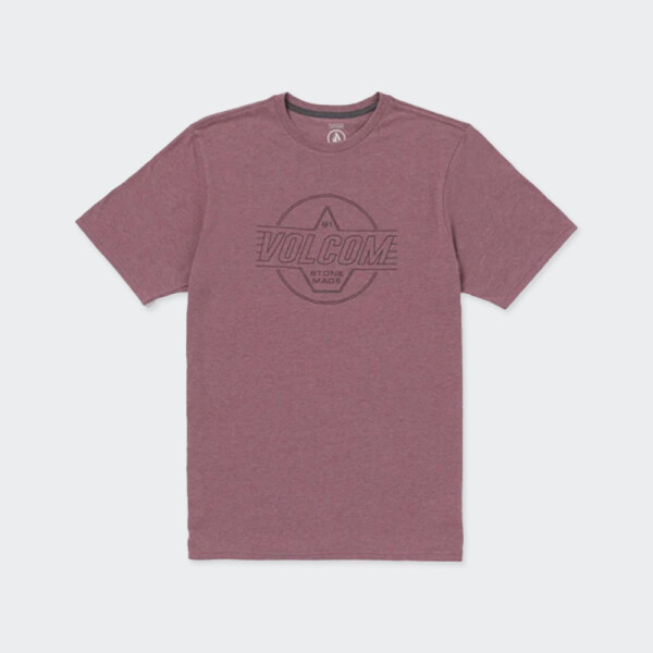 Remera Volcom Liner Short Sleeve Rojo
