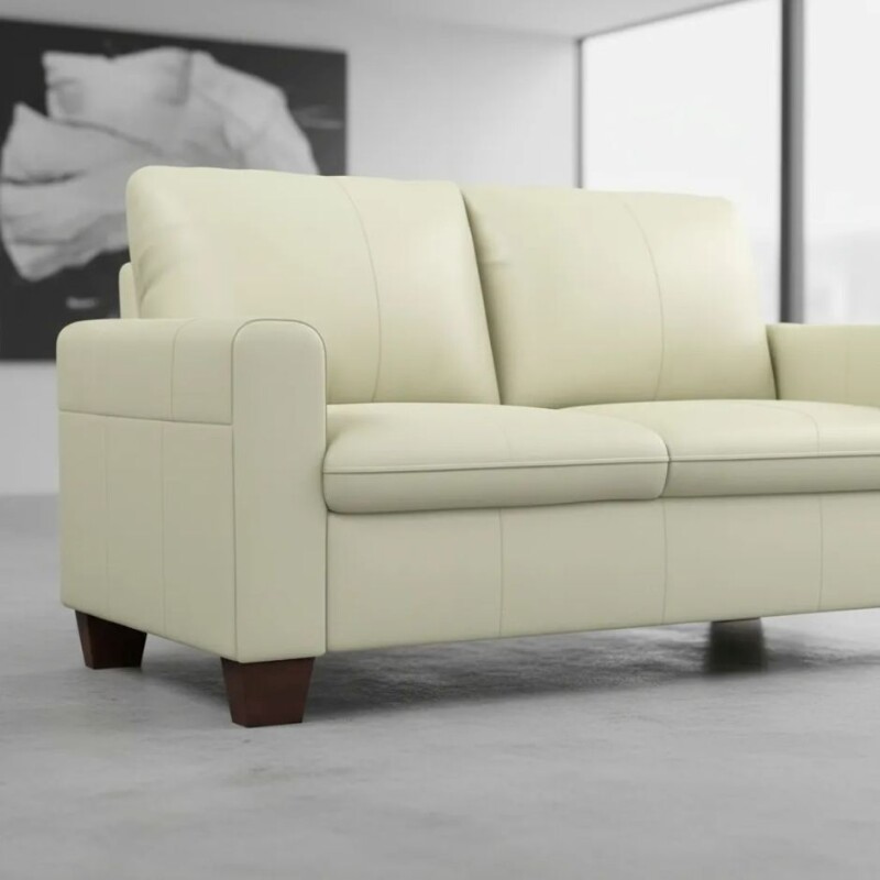 SOFA 100% CUERO - MODELO BLANC - 2 CUERPOS - PERLA MATE SOFA 100% CUERO - MODELO BLANC - 2 CUERPOS - PERLA MATE