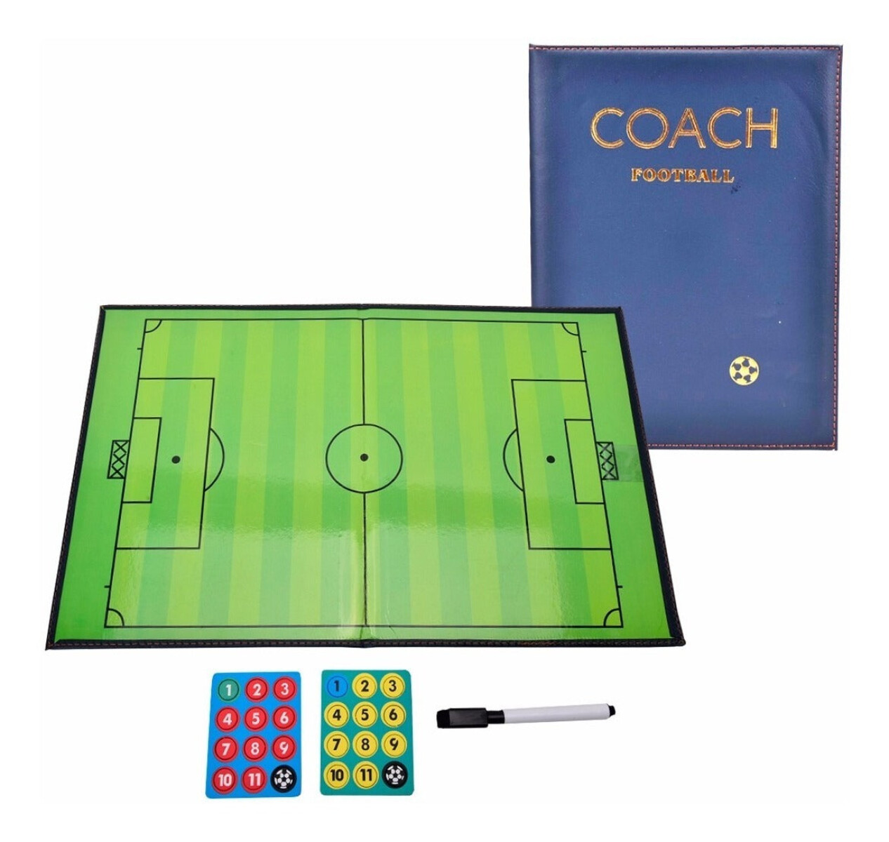 Pizarra Tabla Magnética + Marcador + Imanes Fútbol - Dep004002 