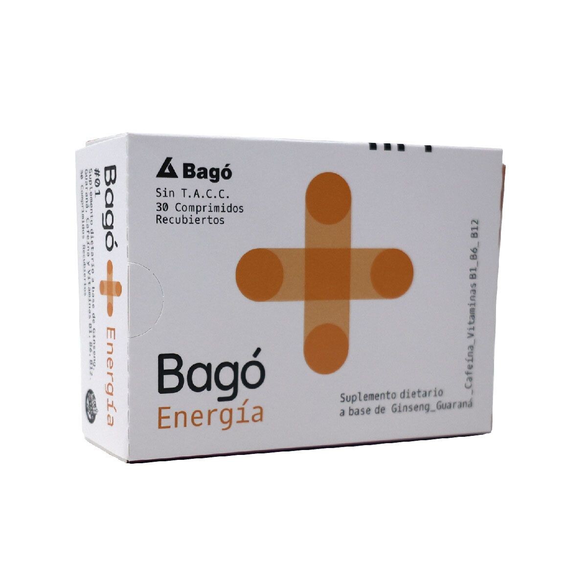 BAGO + ENERGIA CJ X 30 COMP. REC. 
