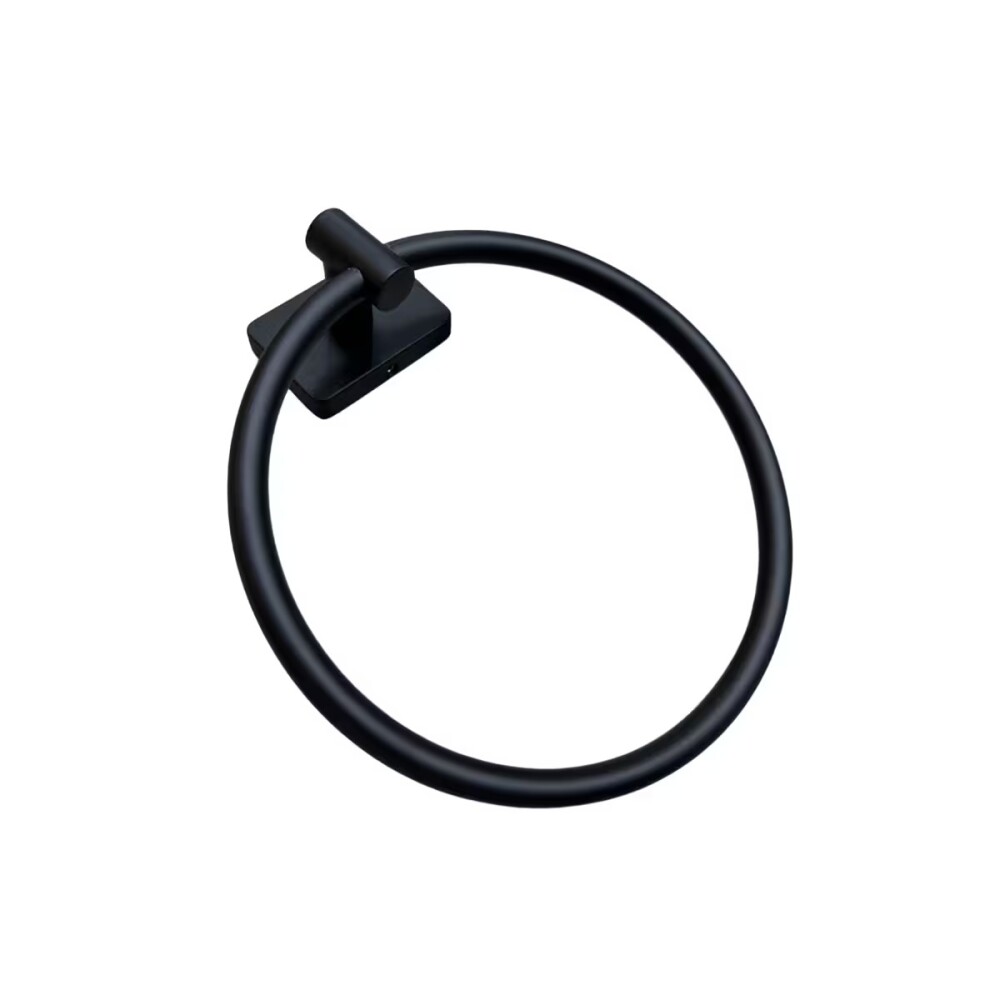 Toallero Aro Noar Negro Mate Toallero Aro Noar Negro Mate