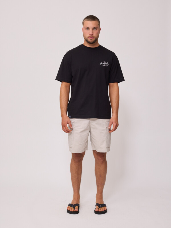 T-SHIRT LYRAT RUSTY Negro