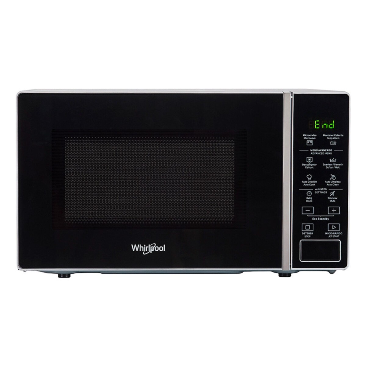 Microondas Whirlpool WMS20S 20 Litros Sin Grill Silver 