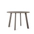 MESA JARDIN DE DISEÑO EN ALUMINIO 1.02 mts BLANCA