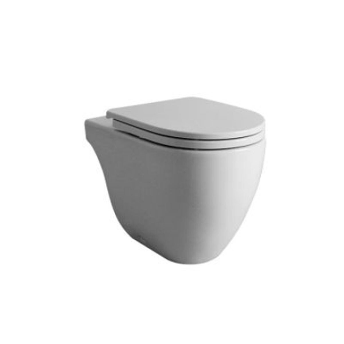 Inodoro Sin Mochila Fontana Blanco Brillo Loza Sanitaria 