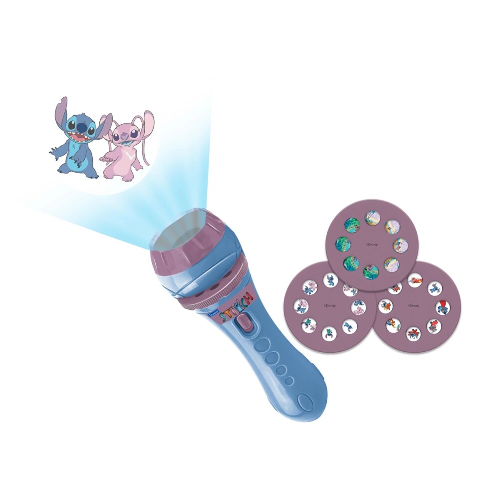 Linterna Proyector Lexibook con Discos Stitch LEXIBOOK PROY LINTERNA C/DISCOS STITCH LTC050D -