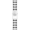 Reloj Tissot PR 100 Sport Chic T1019101112100 acero esfera negra unisex Plateado