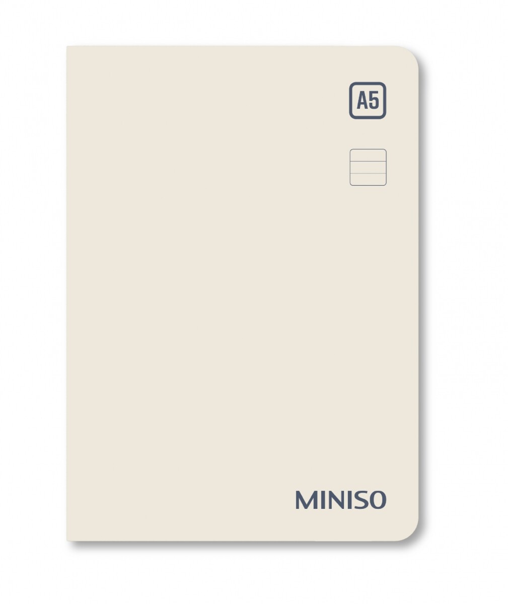 Cuaderno simple A5 - beige 