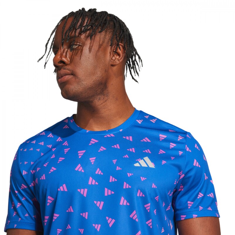 Camiseta Run It Aeroready Tee de Hombre Multicolor