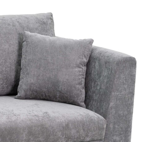 Sofá Belfast - Tela Microfibra - 2 cuerpos 2222 (Grafito)