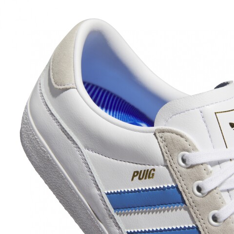 Championes adidas Puig Indoor White & Light Blue