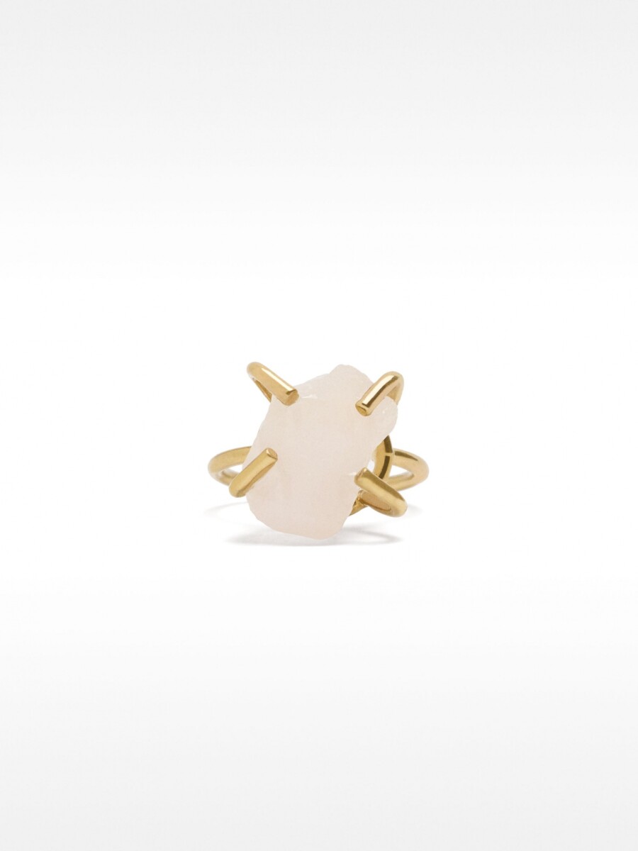 Anillo Con Piedra rosa