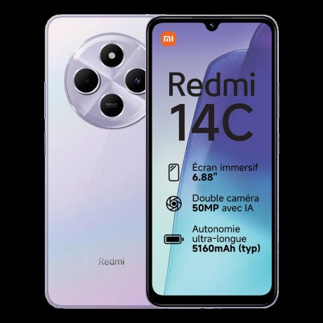 Celular Smartphone Xiaomi Redmi 14C 128Gb 4Gb Ub LILA