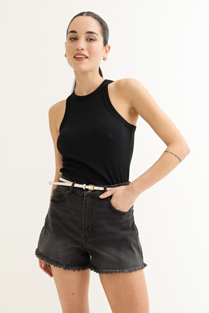 Musculosa básica - Negro 